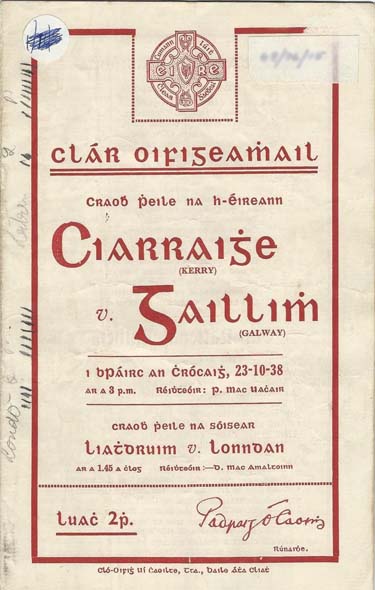 GAA Programme