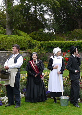 Staff of old at Muckross House