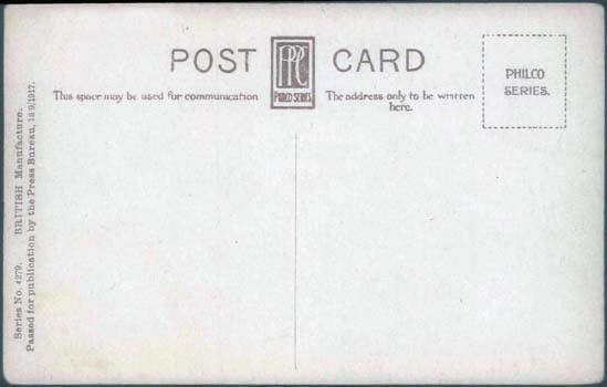 rear of Castle 2 postcard 00856