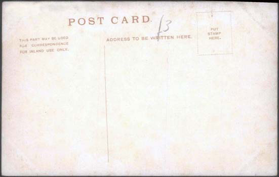 rear of castle 5 postcard 01050