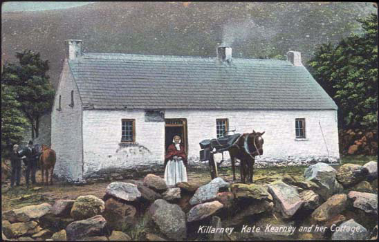Kate Kearney and her cottage