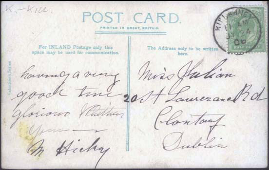 rear of cottage 10 postcard 01254
